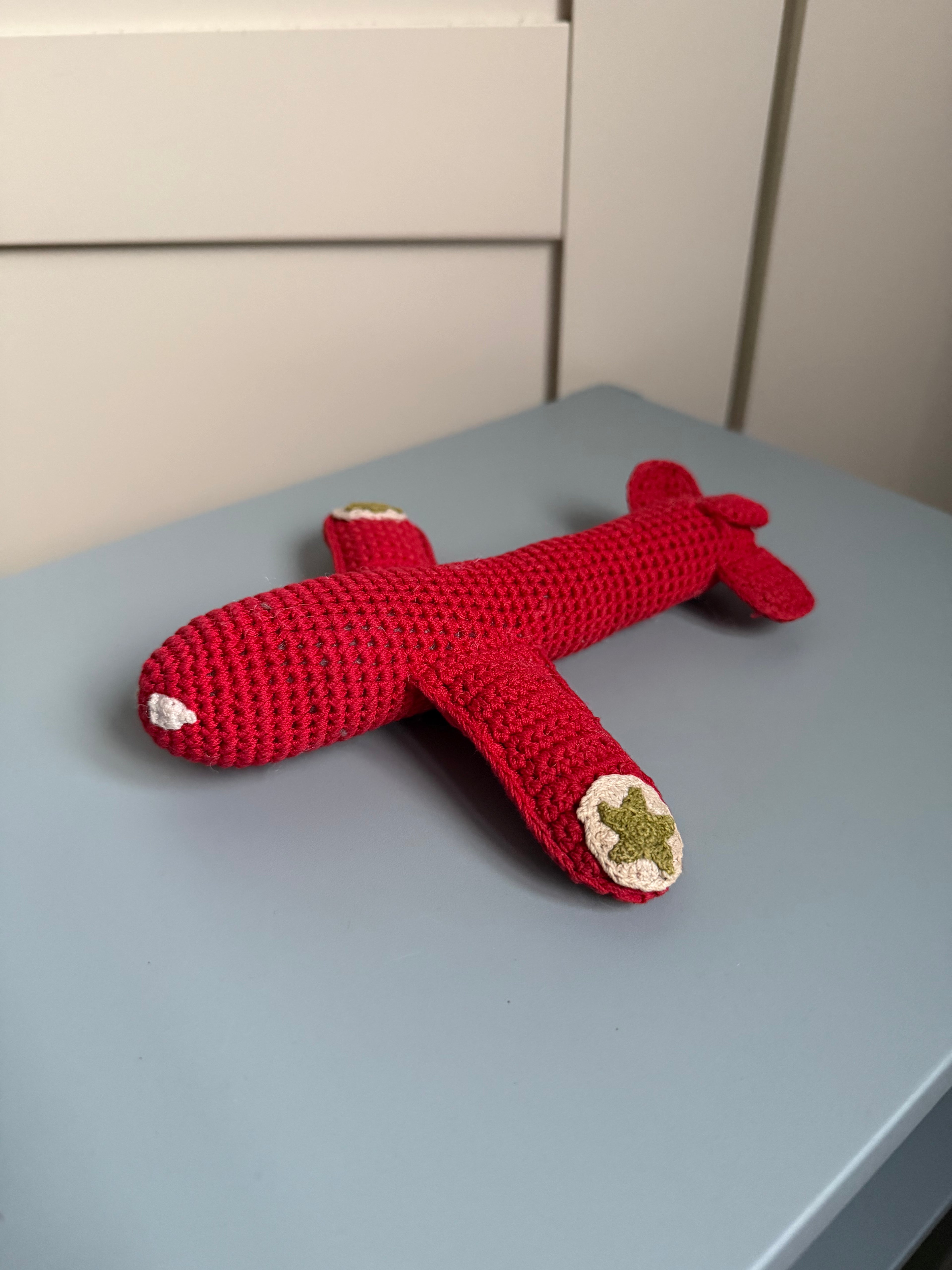 Nertas lėktuvėlis - barškutis