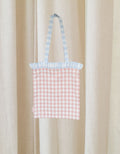 Tote bag kvadratėliais