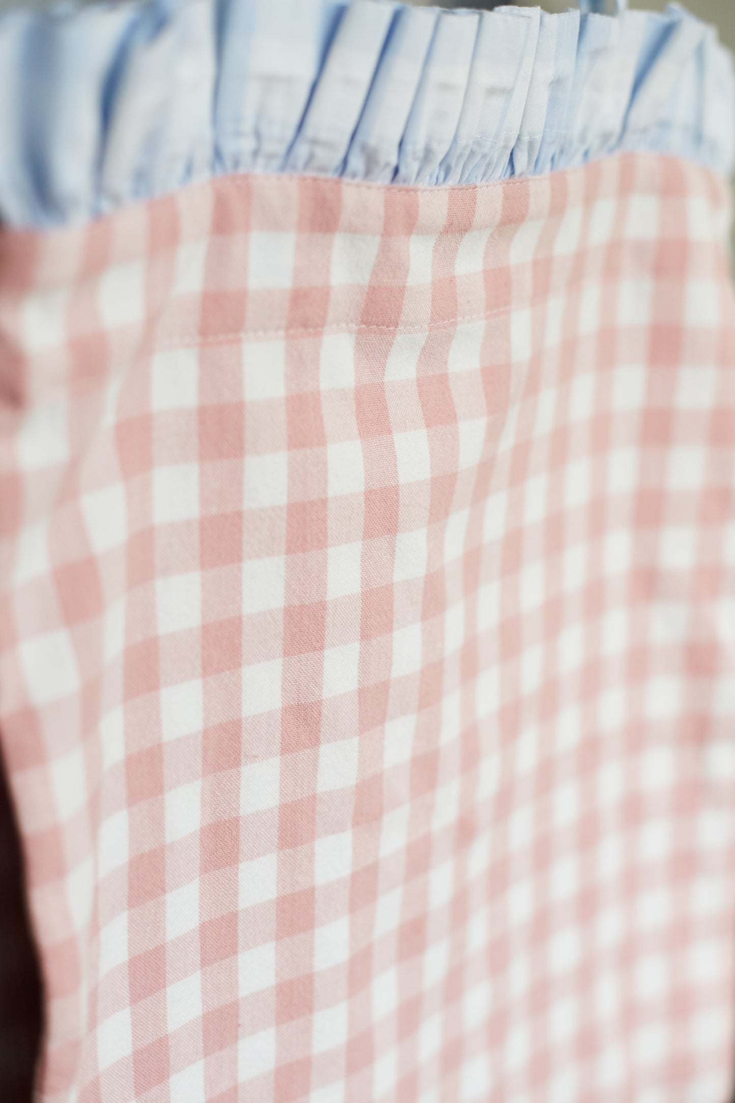 Tote bag kvadratėliais