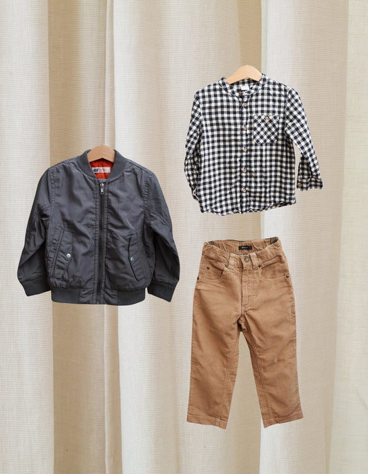 Striukė + marškiniai + kelnės 104 dydis